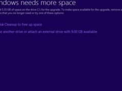 Solve the problem of not having enough space to install Windows 10