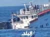 Urgent 24: Saving the sailors and the captain… Watch the attempts to float the sunken ship FENER in Port Said