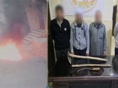 Urgent 24: Due to neighborly disputes, the accused were arrested in a quarrel and setting fires with a flammable substance in Sharqia