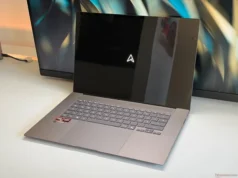 The Asus Zenbook S16 laptop with an AMD Ryzen 400 processor doesn’t need to hide behind an Intel Panther Lake processor