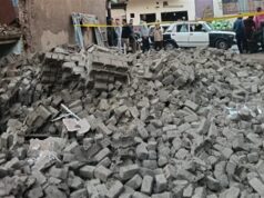 Urgent 24: The collapse of an old house in the Gharb neighborhood in Assiut