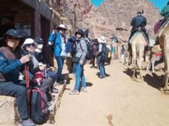 Urgent 24: A moderate turnout of tourists to visit the religious and historical sanctuaries in the city of St. Catherine