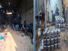 Urgent 24: Seizing parts of a water motor balloon and counterfeit products inside a factory in Marj