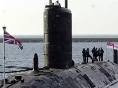 Urgent 24: A British nuclear-powered submarine arrives in the Arabian Sea