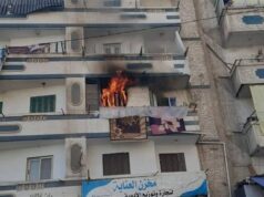 Urgent 24: Because of a computer… an apartment fire in the Bakos area in Alexandria was controlled