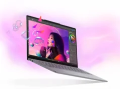 Lenovo Yoga Slim 7i Aura Edition renews the Slim 7i series with a 2.8K OLED screen, a 120Hz refresh rate, and Wi-Fi 7 technology #MWC2026