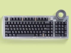 Lenovo teams up with Angry Miu to produce a mechanical keyboard with a grip and a hub function #MWC2026