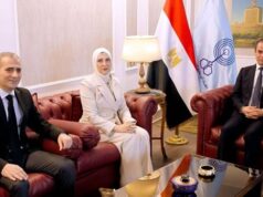 Urgent 24: Lamia Samir, president of the Egyptian Satellite Channel, and Reda Mostafa as deputy