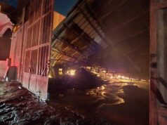 Urgent 24: An electrical short caused a fire in 3 factories in Qanater Al-Khairiya in Qalyubia