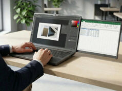 An innovative add-on display for MacBook Pro and Air with a new sliding design