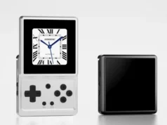 Launching the classic Anbernic RG Rotate gaming device with a unique design that is easy to carry in the pocket